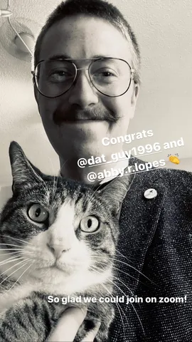 Congrats @dat_guy1996 and @abby.r.lopes 👏 So glad we could join on zoom!