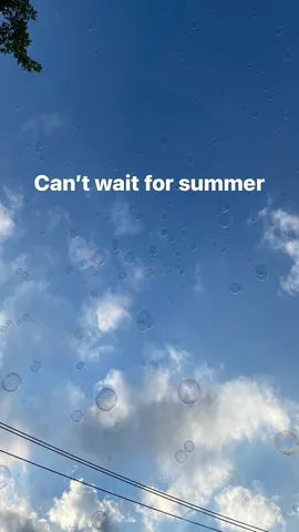 Can't wait for summer