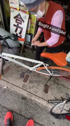 Bought a used bike! @movingtojapan.ca