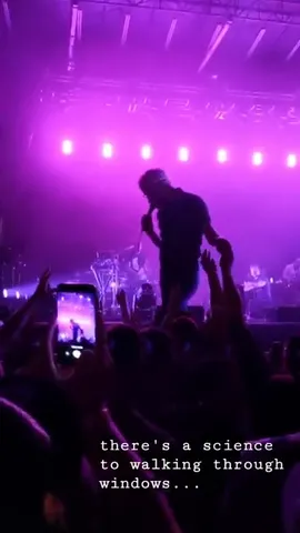 there's a science to walking through windows...