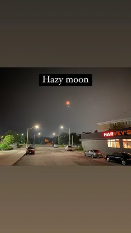 Hazy moon