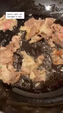 quick edit of tonight's din