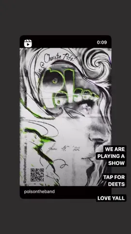 WE ARE PLAYING A SHOW

TAP FOR DEETS

LOVE YALL