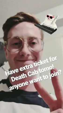 Have extra ticket for Death Cab tomo! 
anyone want to join?