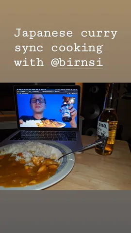 Japanese curry sync cooking with @birnsi
