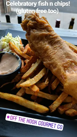 Celebratory fish n chips! (gluten free too)
