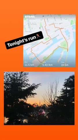 Tonight's run🏃‍♂️
