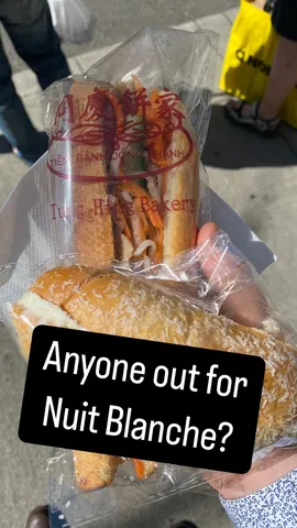 Anyone out for Nuit Blanche?