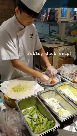 Peking duck wrap!