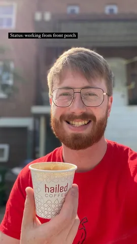 Status: working from front porch