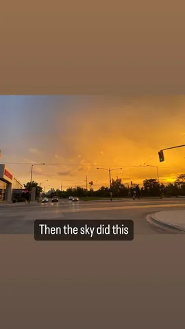 Then the sky did this