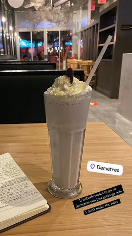 If nobody wants to go to demetres you just gotta go solo

I don't make the rules